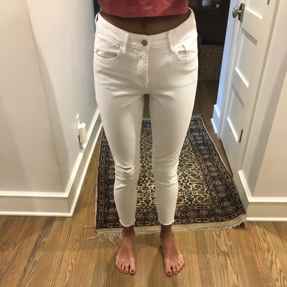 White jeans